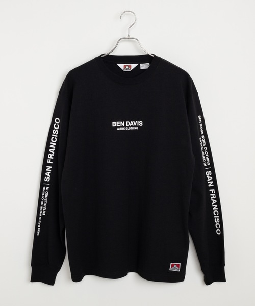 BEN DAVIS（ベンデイビス）の「∴WEGO/ベンデイビス別注ロゴロンT（Tシャツ/カットソー・メンズ・ホワイト/ブラック・MEDIUM/LARGE）」の15枚目の写真