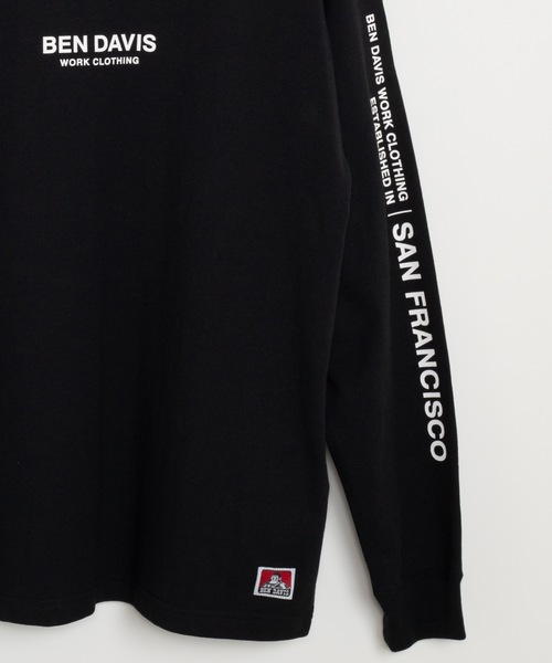 BEN DAVIS（ベンデイビス）の「∴WEGO/ベンデイビス別注ロゴロンT（Tシャツ/カットソー・メンズ・ホワイト/ブラック・MEDIUM/LARGE）」の18枚目の写真