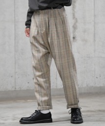PairPair | チェック柄ゆるワイドパンツ(その他パンツ)