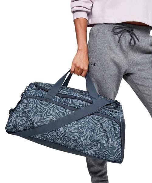 UNDER ARMOUR（アンダーアーマー）の「UAアンディナイアブルダッフルスモール 25L(ダッフルバッグ/WOMEN)（ボストンバッグ・レディース・ブルー系その他/チャコールグレー×ブラック・ONESIZE）」の13枚目の写真
