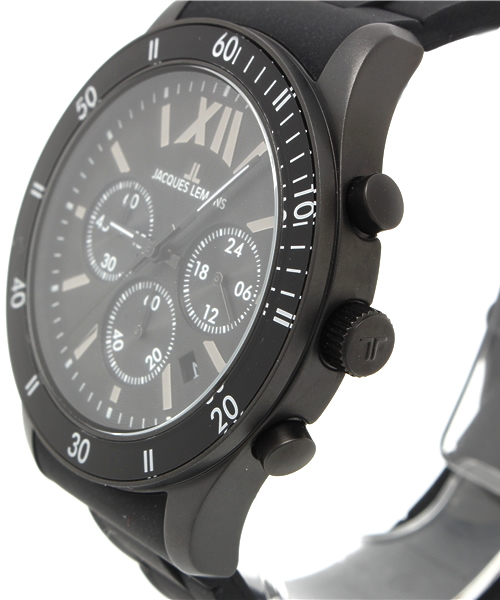 NANO universe（ナノユニバース）の「JACQUES LEMANS(ジャック ルマン)/ ROME SPORTS（アナログ腕時計・メンズ・ホワイト/ブラック・FREE）」の4枚目の写真