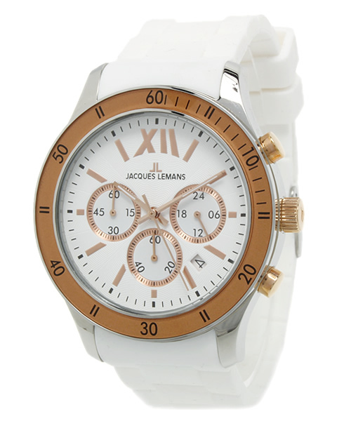 NANO universe（ナノユニバース）の「JACQUES LEMANS(ジャック ルマン)/ ROME SPORTS（アナログ腕時計・メンズ・ホワイト/ブラック・FREE）」の14枚目の写真