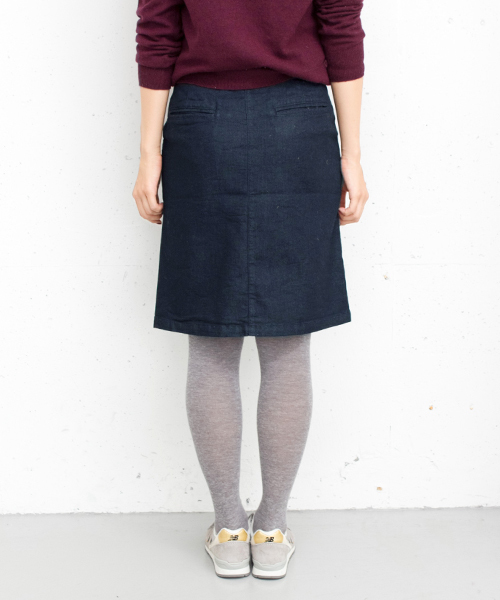 URBAN RESEARCH DOORS WOMENS（アーバンリサーチ ドアーズ ウィメンズ）の「DOORS カットデニム5Pスカート（スカート・レディース・インディゴブルー・36/40/38）」の12枚目の写真