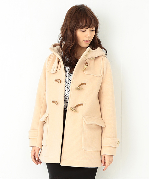 Ray BEAMS(レイビームス)の「◎Ray BEAMS / 綾パイルカット ダッフル コート(ダッフルコート・レディース・ベージュ/ブラック・0/1)」の15枚目の写真