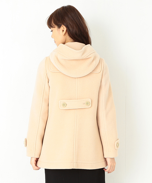 Ray BEAMS(レイビームス)の「◎Ray BEAMS / 綾パイルカット ダッフル コート(ダッフルコート・レディース・ベージュ/ブラック・0/1)」の8枚目の写真