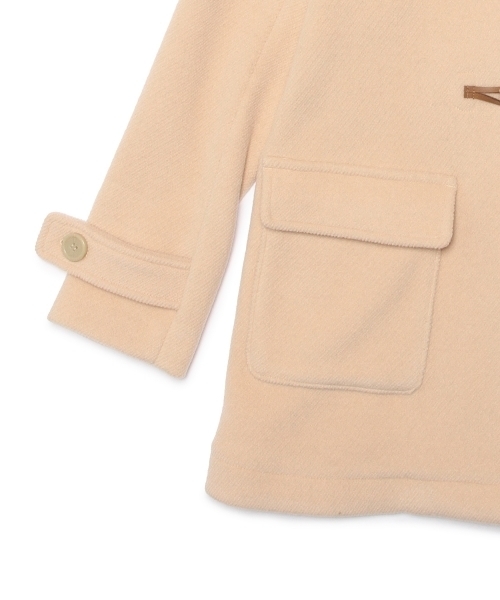 Ray BEAMS(レイビームス)の「◎Ray BEAMS / 綾パイルカット ダッフル コート(ダッフルコート・レディース・ベージュ/ブラック・0/1)」の20枚目の写真