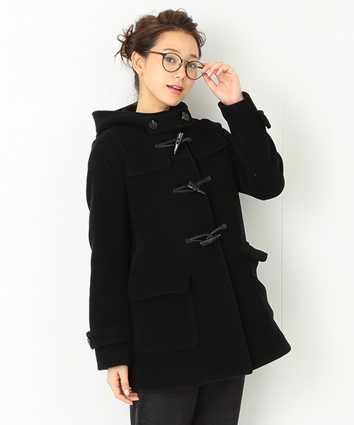 Ray BEAMS(レイビームス)の「◎Ray BEAMS / 綾パイルカット ダッフル コート(ダッフルコート・レディース・ベージュ/ブラック・0/1)」の18枚目の写真