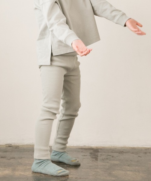 LOWRYS FARM(ローリーズファーム)の「リブレギンス 861759(レギンス/スパッツ・キッズ・チャコールグレー/ブラウン/ピンク/アイボリー/グリーン系その他/ブルー系その他/ブラウン系その他/ピンク系その他・SMALL/MEDIUM/LARGE/X-LARGE)」の6枚目の写真