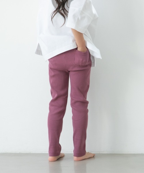 LOWRYS FARM(ローリーズファーム)の「リブレギンス 861759(レギンス/スパッツ・キッズ・チャコールグレー/ブラウン/ピンク/アイボリー/グリーン系その他/ブルー系その他/ブラウン系その他/ピンク系その他・SMALL/MEDIUM/LARGE/X-LARGE)」の8枚目の写真