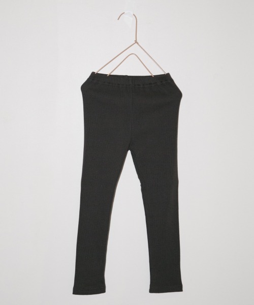 LOWRYS FARM(ローリーズファーム)の「リブレギンス 861759(レギンス/スパッツ・キッズ・チャコールグレー/ブラウン/ピンク/アイボリー/グリーン系その他/ブルー系その他/ブラウン系その他/ピンク系その他・SMALL/MEDIUM/LARGE/X-LARGE)」の2枚目の写真