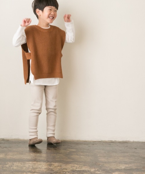 LOWRYS FARM(ローリーズファーム)の「リブレギンス 861759(レギンス/スパッツ・キッズ・チャコールグレー/ブラウン/ピンク/アイボリー/グリーン系その他/ブルー系その他/ブラウン系その他/ピンク系その他・SMALL/MEDIUM/LARGE/X-LARGE)」の15枚目の写真