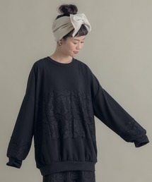 Libra Cue | Libra パッチレースカットソー(Tシャツ/カットソー)