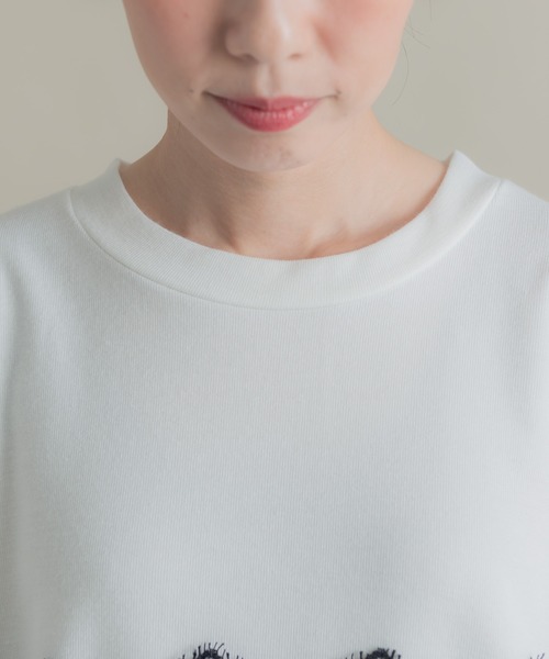 Libra Cue（リブラ キュー）の「Libra パッチレースカットソー（Tシャツ/カットソー・レディース・ホワイト/ブラック・FREE）」の8枚目の写真