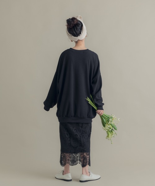 Libra Cue（リブラ キュー）の「Libra パッチレースカットソー（Tシャツ/カットソー・レディース・ホワイト/ブラック・FREE）」の16枚目の写真