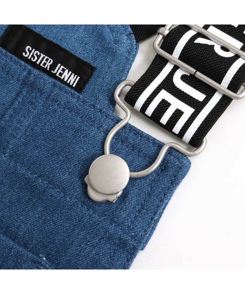 サイドロゴラインサロペット