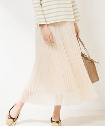 natural couture | シアープリーツスカート(スカート)