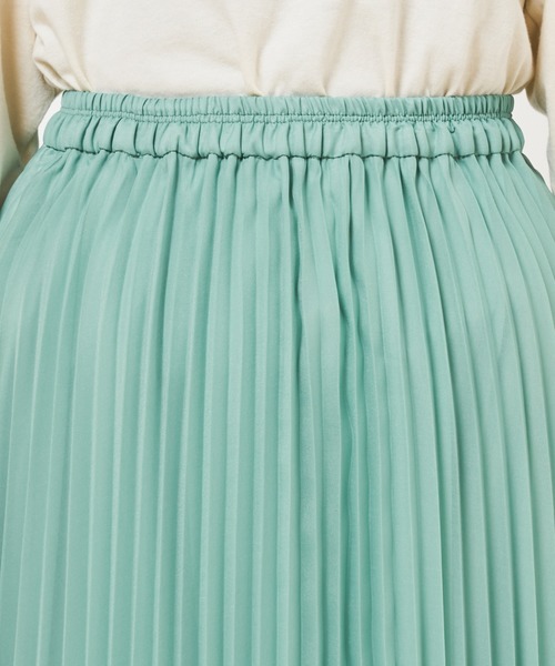 natural couture（ナチュラルクチュール）の「シアープリーツスカート（スカート・レディース・ブラック/ピンク/アイボリー/グリーン・FREE）」の16枚目の写真