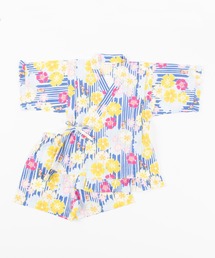 KP DECO | mimi×ナデシコ柄 甚平(100-110cm)(浴衣)