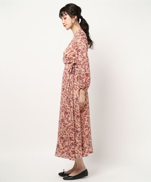 Cheek（チーク）の「フラワーカシュクールワンピース（ワンピース・レディース・オフホワイト/ピンク・MEDIUM）」の3枚目の写真