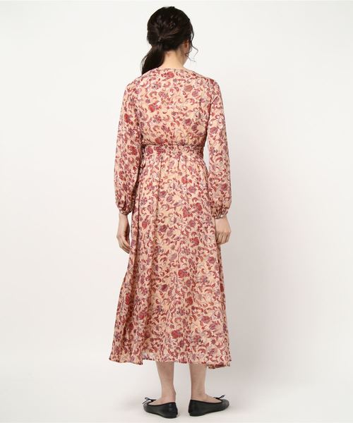 Cheek（チーク）の「フラワーカシュクールワンピース（ワンピース・レディース・オフホワイト/ピンク・MEDIUM）」の4枚目の写真