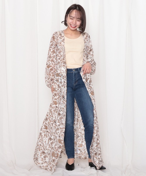 Cheek（チーク）の「フラワーカシュクールワンピース（ワンピース・レディース・オフホワイト/ピンク・MEDIUM）」の9枚目の写真