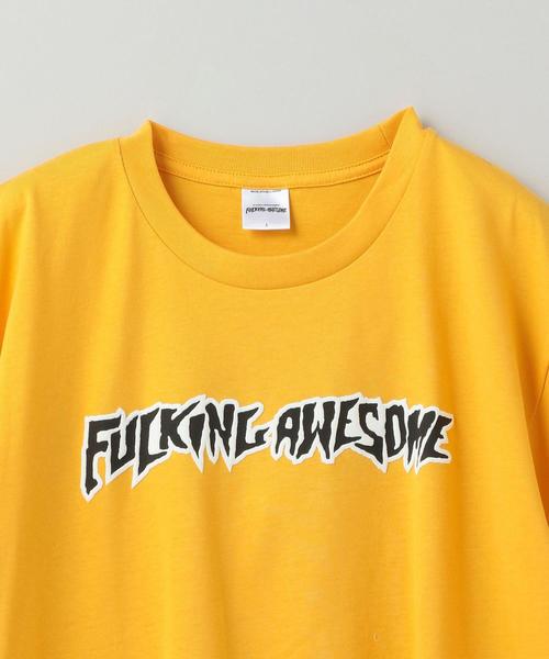 FUCKING AWESOME(ファッキングオーサム)の「FUCKING AWESOME(ファッキング オーサム)LOGO TEE(Tシャツ/カットソー・メンズ・ブラック/ホワイト/イエロー・X-LARGE/LARGE/MEDIUM/SMALL)」の7枚目の写真