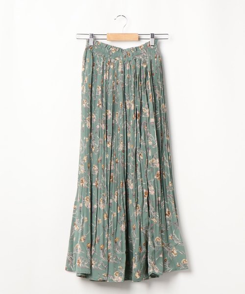 FUN.TRINITY（ファン トリニティー）の「ガラプリーツスカート（スカート・レディース・ブラック/オフホワイト/グリーン・M）」の6枚目の写真