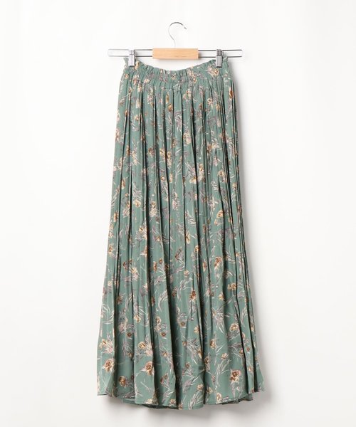 FUN.TRINITY（ファン トリニティー）の「ガラプリーツスカート（スカート・レディース・ブラック/オフホワイト/グリーン・M）」の7枚目の写真