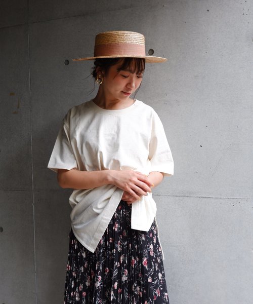 FUN.TRINITY（ファン トリニティー）の「ガラプリーツスカート（スカート・レディース・ブラック/オフホワイト/グリーン・M）」の8枚目の写真