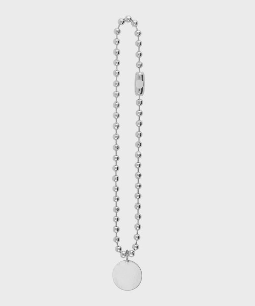 NONENON（ノンノン）の「『NONENON』BIG NONE NECKLACE / ノンノン ビッグ ノン サークル プレート ネックレス（ネックレス・メンズ・シルバー・FREE）」の5枚目の写真