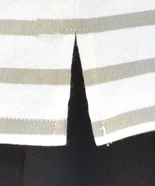 PairPair（ペアペア）の「ボーダーリンクTシャツ（Tシャツ/カットソー・メンズ・ライトブルー/ブラック/ライトベージュ・FREE）」の11枚目の写真