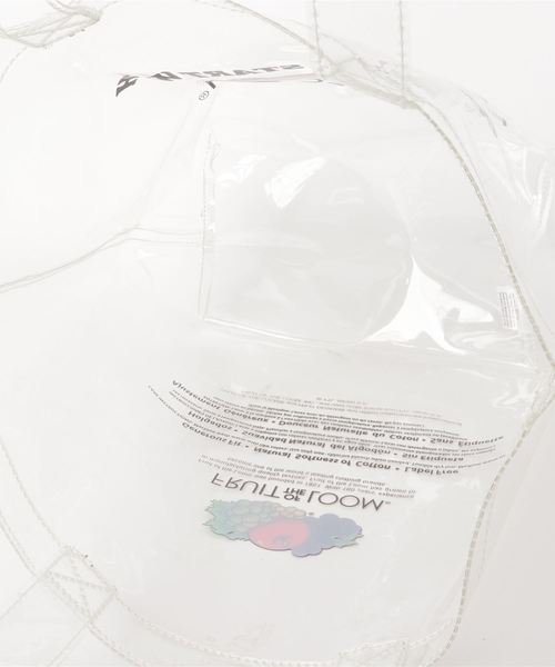 FRUIT OF THE LOOM(フルーツオブザルーム)の「WEGO/FRUIT OF THE LOOM CLEAR TOTE NEX(トートバッグ・レディース・ホワイト系その他・FREE)」の2枚目の写真