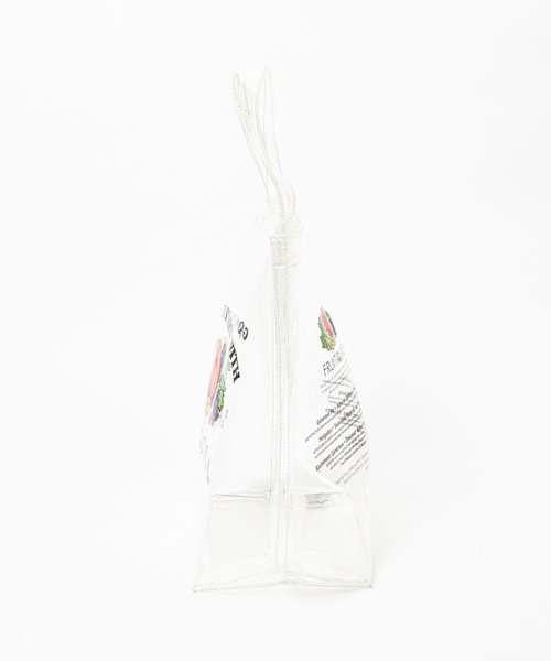 FRUIT OF THE LOOM(フルーツオブザルーム)の「WEGO/FRUIT OF THE LOOM CLEAR TOTE NEX(トートバッグ・レディース・ホワイト系その他・FREE)」の10枚目の写真