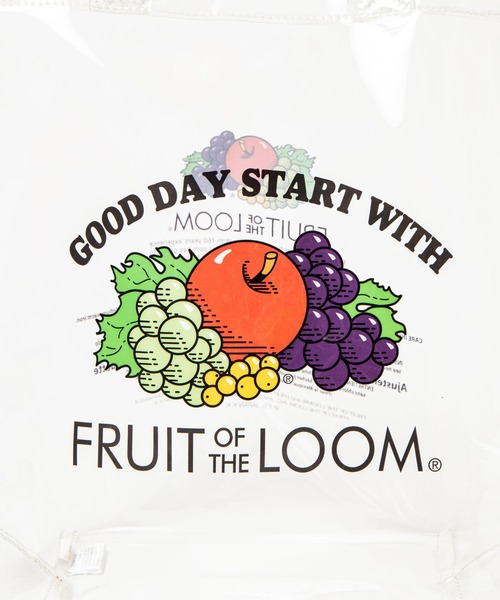 FRUIT OF THE LOOM(フルーツオブザルーム)の「WEGO/FRUIT OF THE LOOM CLEAR TOTE NEX(トートバッグ・レディース・ホワイト系その他・FREE)」の8枚目の写真