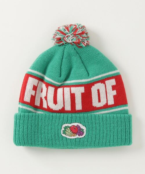 FRUIT OF THE LOOM(フルーツオブザルーム)の「FRUIT OF THE LOOM 【KIDS】BON BON KNIT WATCH(ニットキャップ/ビーニー・キッズ・ホワイト/ブラック/パープル/レッド/グリーン・FREE)」の3枚目の写真