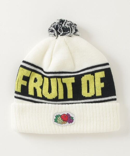 FRUIT OF THE LOOM(フルーツオブザルーム)の「FRUIT OF THE LOOM 【KIDS】BON BON KNIT WATCH(ニットキャップ/ビーニー・キッズ・ホワイト/ブラック/パープル/レッド/グリーン・FREE)」の6枚目の写真