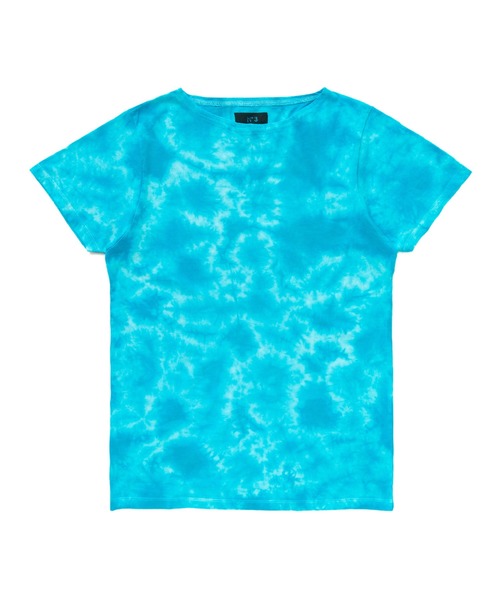 BEDWIN & THE HEARTBREAKERS（ベドウィン アンド ザ ハートブレイカーズ）の「UNDERTONES Ex.B-NECK PRINT T "MR.TYEDIE"（Tシャツ/カットソー・メンズ・レッド/ピンク/イエロー/オレンジ/サックスブルー・LARGE/X-LARGE/MEDIUM/SMALL）」の2枚目の写真