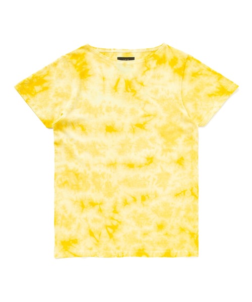 BEDWIN & THE HEARTBREAKERS（ベドウィン アンド ザ ハートブレイカーズ）の「UNDERTONES Ex.B-NECK PRINT T "MR.TYEDIE"（Tシャツ/カットソー・メンズ・レッド/ピンク/イエロー/オレンジ/サックスブルー・LARGE/X-LARGE/MEDIUM/SMALL）」の3枚目の写真