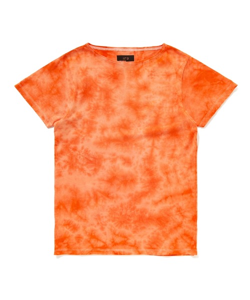 BEDWIN & THE HEARTBREAKERS（ベドウィン アンド ザ ハートブレイカーズ）の「UNDERTONES Ex.B-NECK PRINT T "MR.TYEDIE"（Tシャツ/カットソー・メンズ・レッド/ピンク/イエロー/オレンジ/サックスブルー・LARGE/X-LARGE/MEDIUM/SMALL）」の5枚目の写真