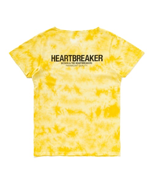 BEDWIN & THE HEARTBREAKERS（ベドウィン アンド ザ ハートブレイカーズ）の「UNDERTONES Ex.B-NECK PRINT T "MR.TYEDIE"（Tシャツ/カットソー・メンズ・レッド/ピンク/イエロー/オレンジ/サックスブルー・LARGE/X-LARGE/MEDIUM/SMALL）」の7枚目の写真