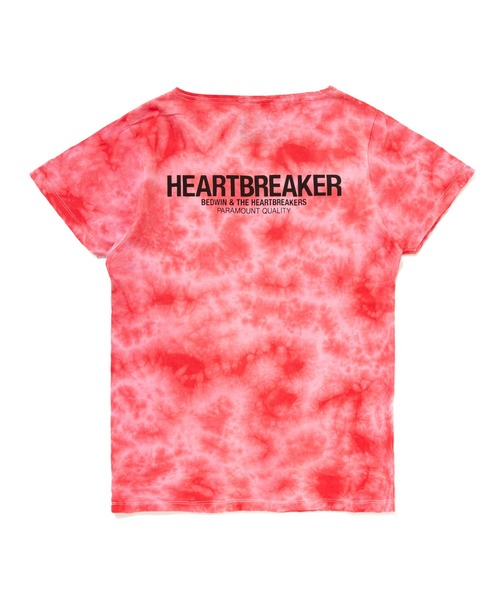 BEDWIN & THE HEARTBREAKERS（ベドウィン アンド ザ ハートブレイカーズ）の「UNDERTONES Ex.B-NECK PRINT T "MR.TYEDIE"（Tシャツ/カットソー・メンズ・レッド/ピンク/イエロー/オレンジ/サックスブルー・LARGE/X-LARGE/MEDIUM/SMALL）」の9枚目の写真