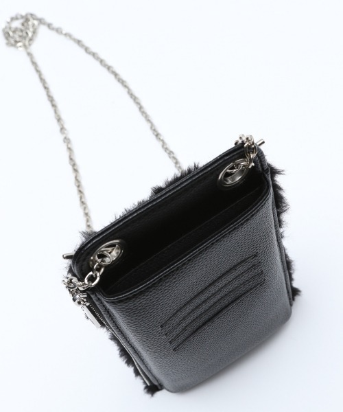 PAGEBOY（ページボーイ）の「ファーウォレットショルダー（ショルダーバッグ・レディース・ブラック/グレイッシュベージュ・FREE）」の15枚目の写真