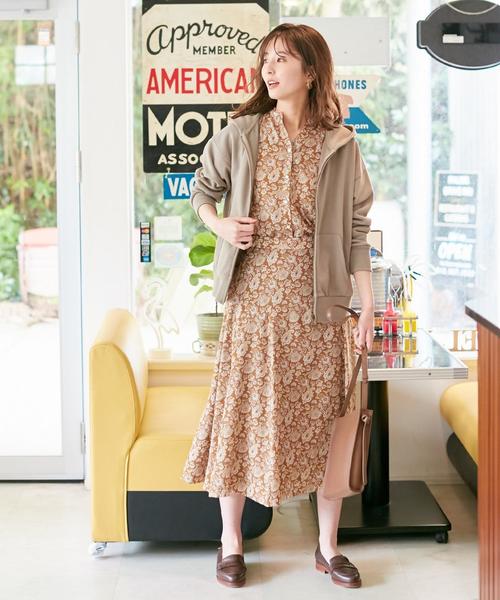 J.PRESS（ジェイプレス）の「【洗える】LIBERTY Tiger Lily フリルカラーブラウス（シャツ/ブラウス・レディース・ネイビー系5/黄土色系5・11/9）」の14枚目の写真