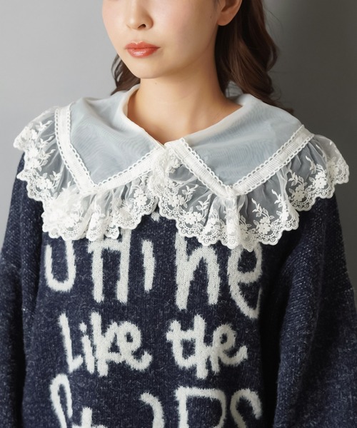 SPINNS（スピンズ）の「可愛い無双♪BIGレースつけ襟（付け襟）」 - WEAR