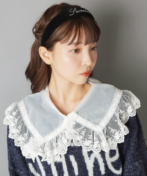 可愛い無双♪BIGレースつけ襟（付け襟）｜SPINNS（スピンズ）の