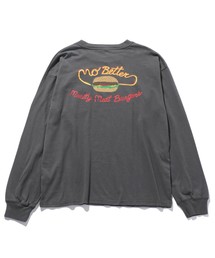 FREAK'S STORE | WEB限定 バックプリント ポケット ロングスリーブTEE/Hamburger(Tシャツ/カットソー)