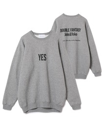 【DOUBLE FANTASY×ADAM ET ROPE'】YES crewneck sweat