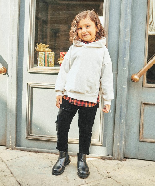 BRANSHES（ブランシェス）の「ストレッチコールベイカーパンツ（その他パンツ・キッズ・ブラック/アイボリー・150cm/140cm/90cm/110cm/100cm/120cm/130cm）」の12枚目の写真