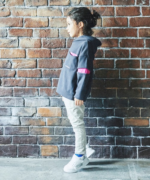 BRANSHES（ブランシェス）の「ストレッチコールベイカーパンツ（その他パンツ・キッズ・ブラック/アイボリー・150cm/140cm/90cm/110cm/100cm/120cm/130cm）」の5枚目の写真