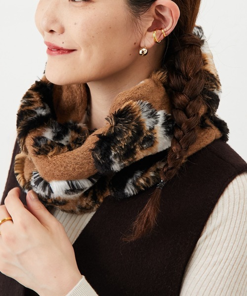 ☆専用☆〖美品〗テレサカンビ スヌード 犬 ネックウォーマー ベージュ 完売 ear PAPILLONNER（イアパピヨネ）の「【TERESA CAMBI